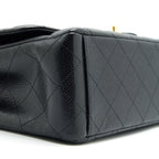 CHANEL MAXI CLASSIC DOUBLE FLAP CAVIAR BLACK GHW SERIAL 20