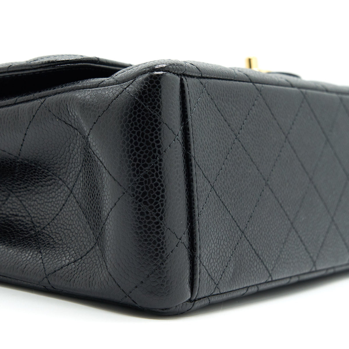 CHANEL MAXI CLASSIC DOUBLE FLAP CAVIAR BLACK GHW SERIAL 20