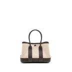 HERMES NEO GARDEN PARTY 23 CANVAS/NEGONDA ECRU-BEIGE/EBENE SHW
