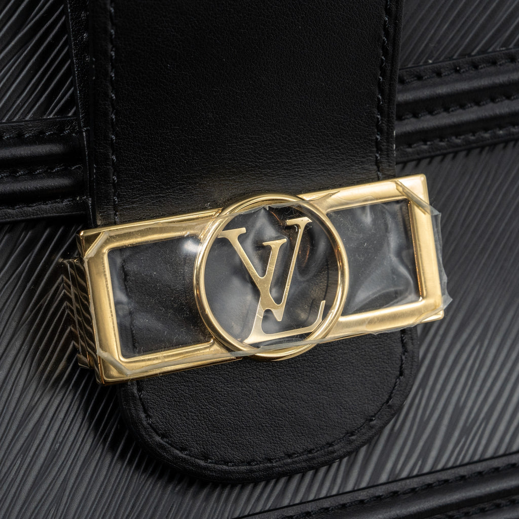 LOUIS VUITTON DAUPHINE MM EPI BLACK GHW (NEW VERSION)