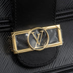 LOUIS VUITTON DAUPHINE MM EPI BLACK GHW (NEW VERSION)