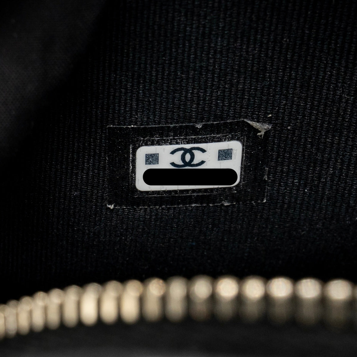 Chanel mini backpack/crossbody bag lambskin black/white LGHW (microchip)