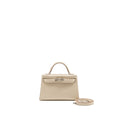 Hermes Mini Kelly II Epsom Craie/Gold SHW