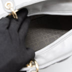 DIOR MEDIUM LADY DIOR LAMBSKIN GREY LGHW