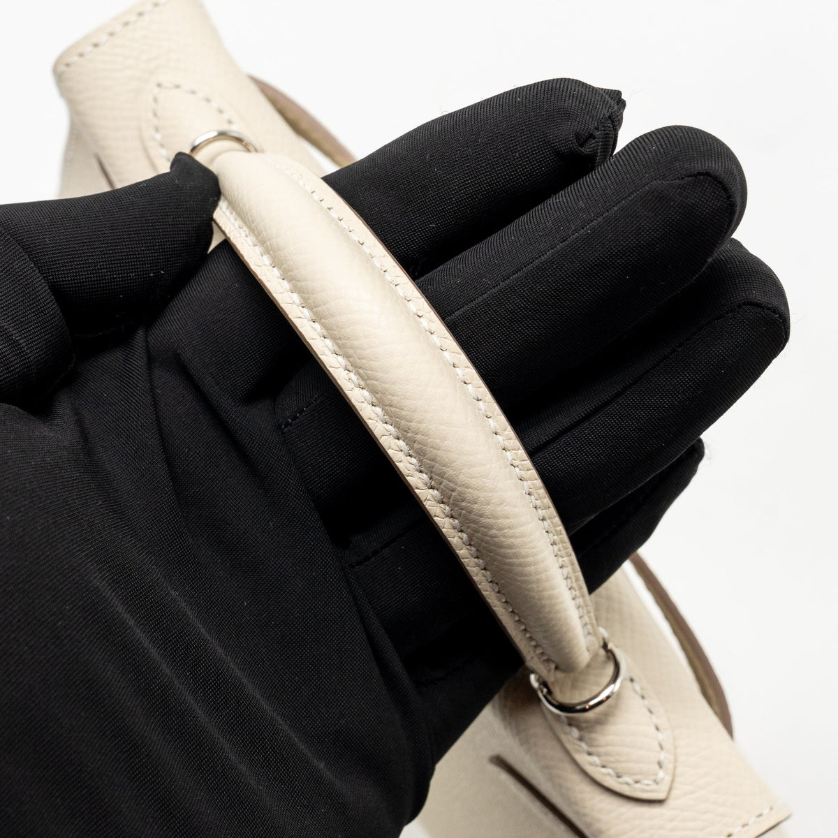 Hermes Mini Kelly II Epsom Craie/Gold SHW