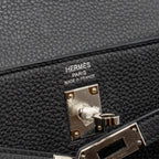 HERMES KELLY 25 TOGO BLACK SHW