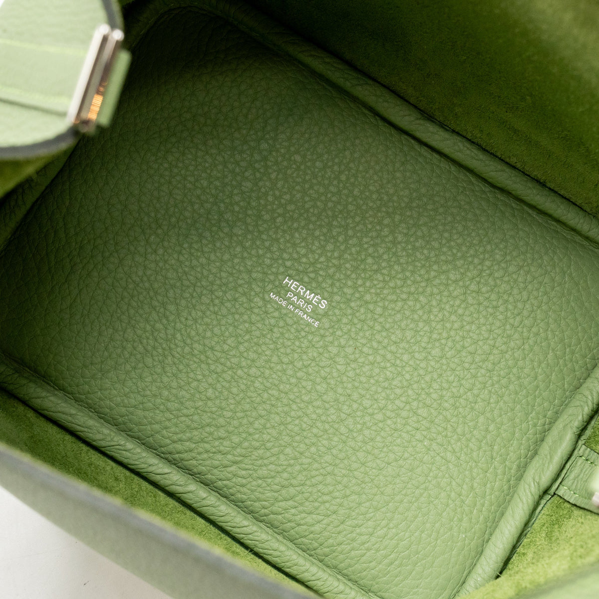 HERMES PICOTIN 18 MAURICE VERT CRIQUET SHW