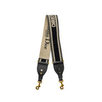 DIOR SHOULDER STRAP OBLIQUE CANVAS BLACK GHW