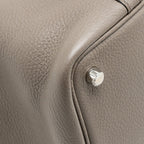 Hermes picotin 18 lock bag clemence gris etain SHW