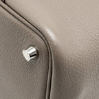Hermes picotin 18 lock bag clemence gris etain SHW