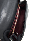 CHANEL MEDIUM COCO HANDLE 28CM CAVIAR BLACK LGHW