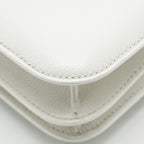 Hermes Mini Constance Evercolor/Alligator Mississippiensis Lisse Buckle New White / Gris Ciment SHW