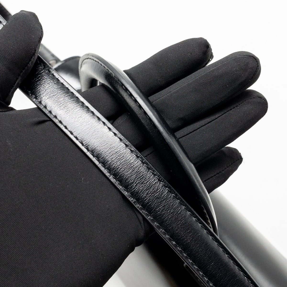 Delvaux brilliant MM box leather black with multicolour hardware