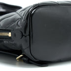CHANEL 22A QUILTED BACKPACK SHINY CALFSKIN BLACK LGHW (MICROCHIP)