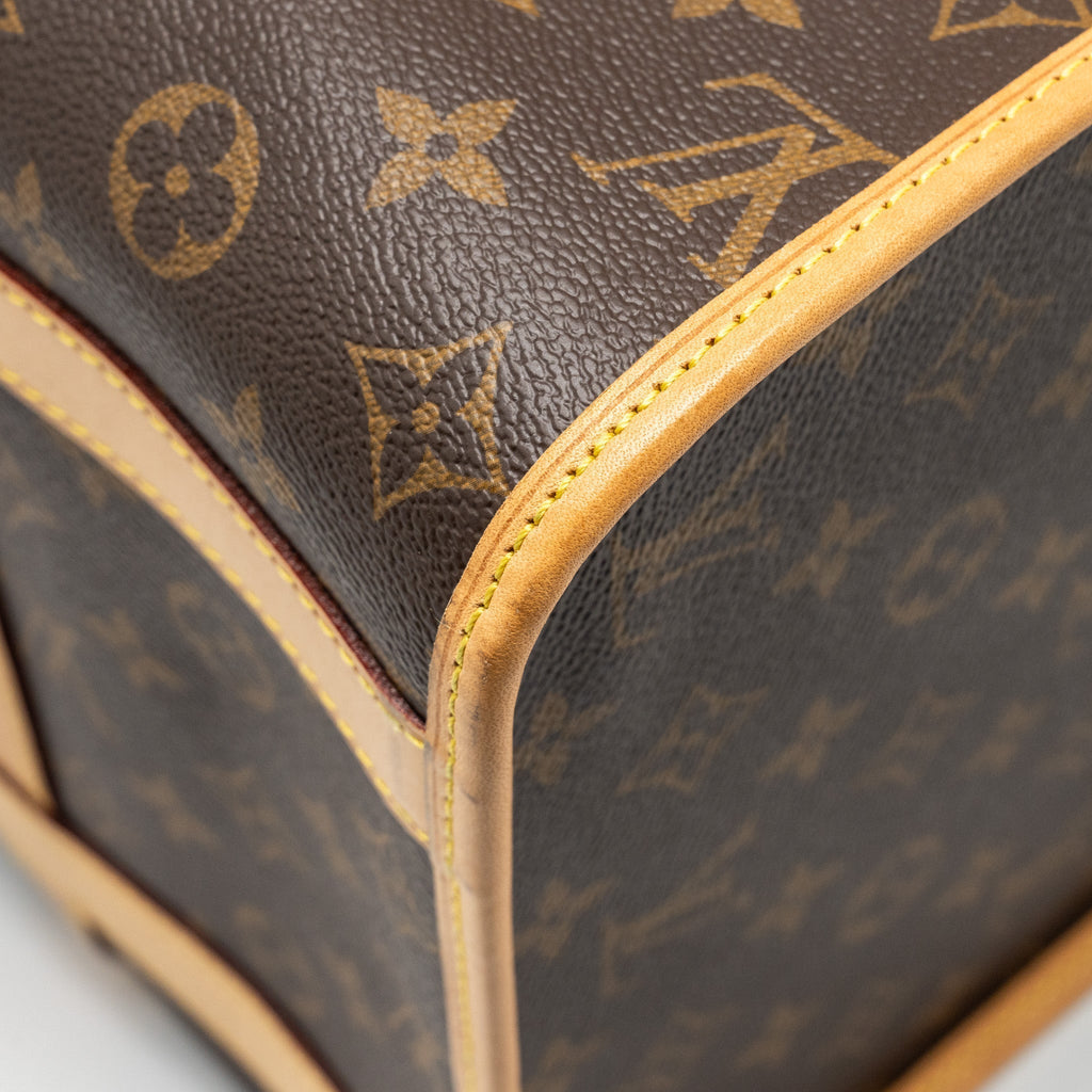 LOUIS VUITTON DOG BAG MONOGRAM CANVAS GHW