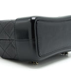 CHANEL SMALL GABRIELLE BACKPACK CALFSKIN BLACK MULTICOLOUR HARDWARE