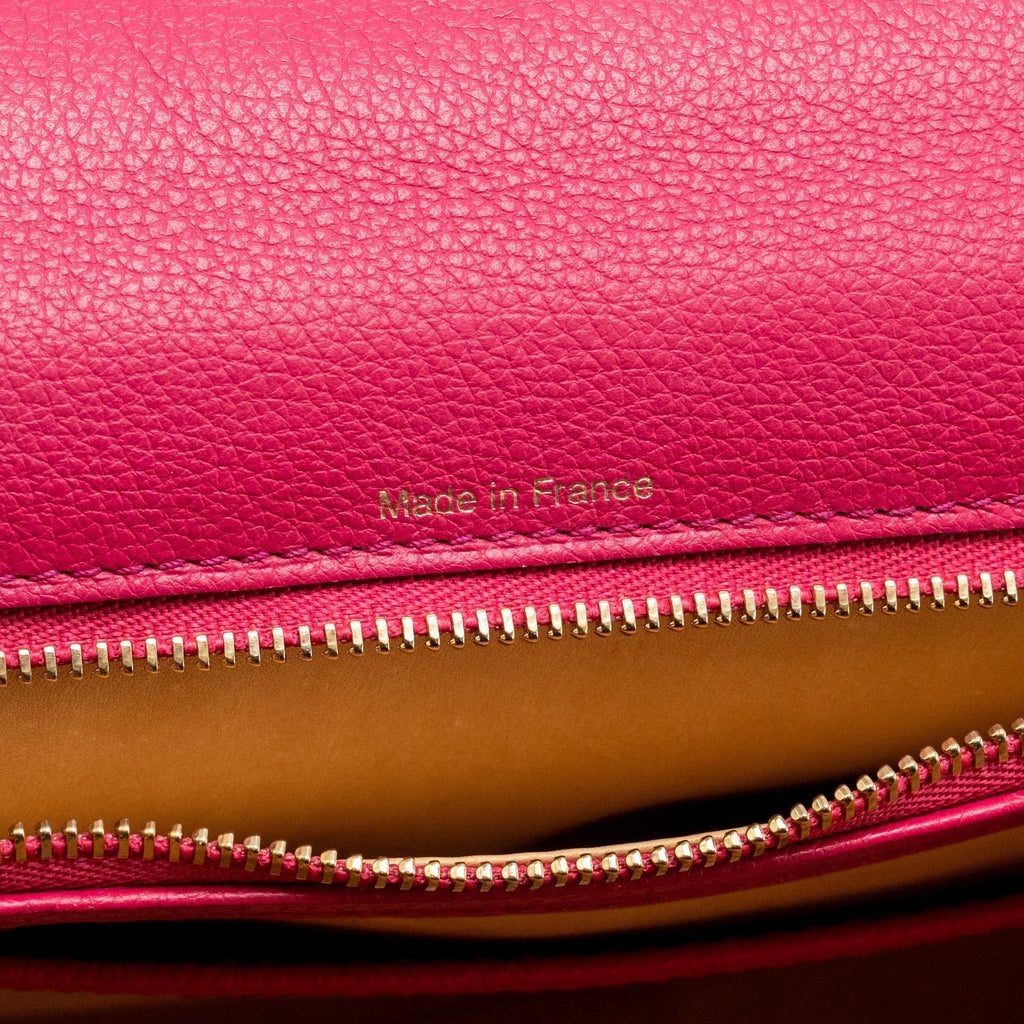 Delvaux Brilliant MM calfskin pink GHW