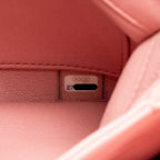 CHANEL TOP HANDLE TRENDY CC FLAP BAG LAMBSKIN PINK LGHW