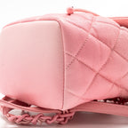 Chanel CC Flap Drawstring Backpack Caviar Gradient Pink SHW (Microchip)