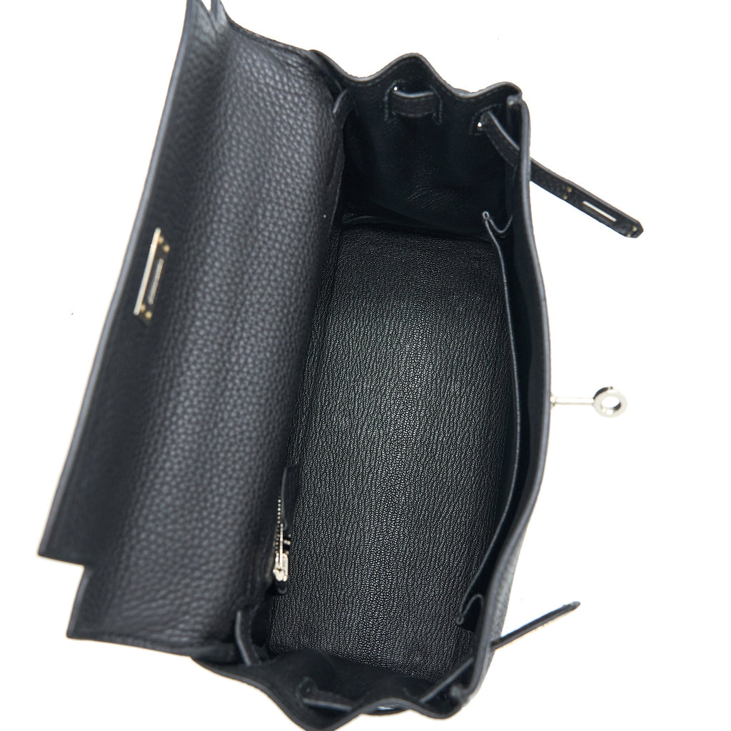 Hermes Kelly 25 Togo Black SHW