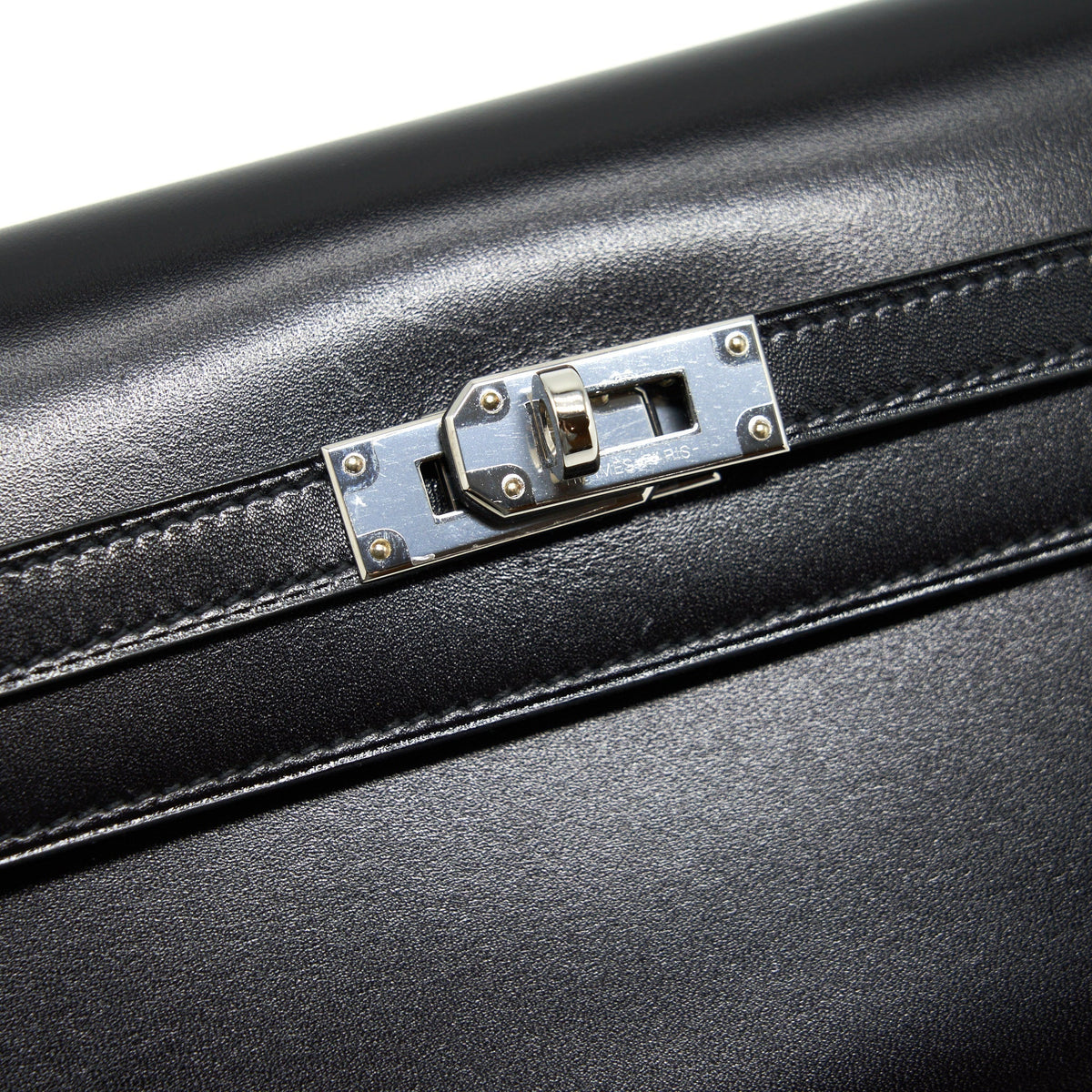 HERMES KELLY CLASSIC LONG WALLET BOX BLACK SHW