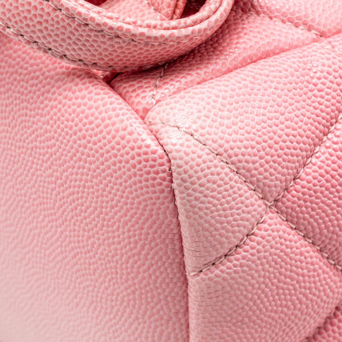 Chanel CC Flap Drawstring Backpack Caviar Gradient Pink SHW (Microchip)