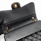 CHANEL JUMBO CLASSIC DOUBLE FLAP BAG CAVIAR BLACK GHW