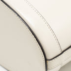 GUCCI HORSEBIT 1955 BUCKET BAG CALFSKIN/CANVAS BEIGE/WHITE GHW
