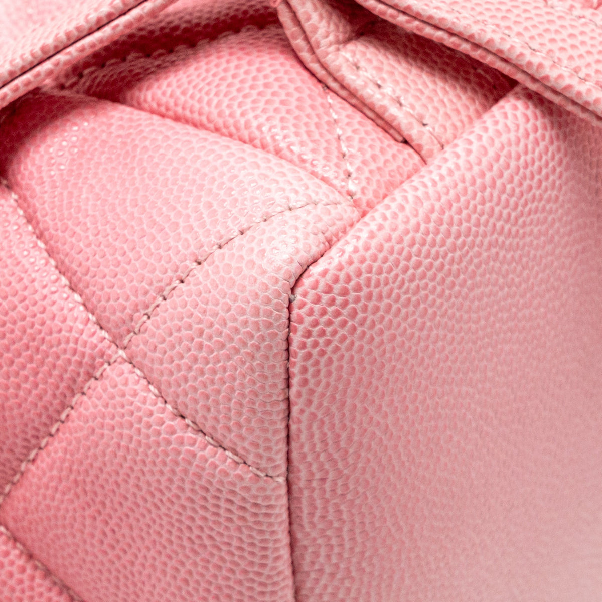 Chanel CC Flap Drawstring Backpack Caviar Gradient Pink SHW (Microchip)