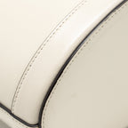 GUCCI HORSEBIT 1955 BUCKET BAG CALFSKIN/CANVAS BEIGE/WHITE GHW