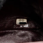 CHANEL MAXI SINGLE FLAP BAG LAMBSKIN BLACK GHW