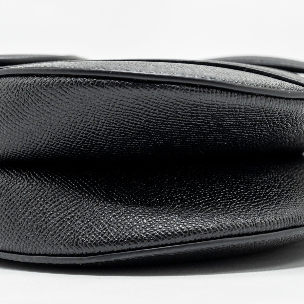 DIOR MEDIUM SADDLE BAG WITH STRAP CALFSKIN BLACK GHW