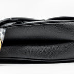 DIOR MEDIUM SADDLE BAG WITH STRAP CALFSKIN BLACK GHW