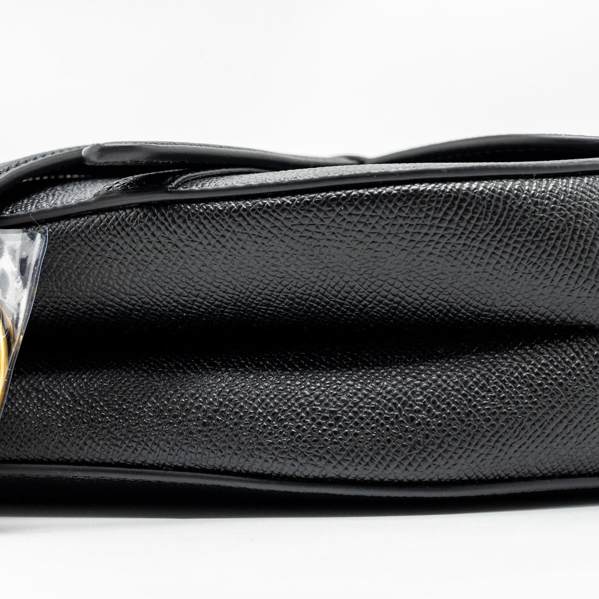 DIOR MEDIUM SADDLE BAG WITH STRAP CALFSKIN BLACK GHW
