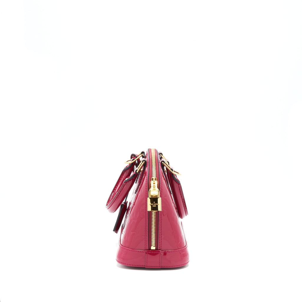 LOUIS VUITTON ALMA BB PATENT LEATHER INDIAN ROSE