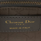 DIOR MINI LADY DIOR LAMBSKIN GREY LGHW