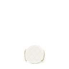 CHANEL ROUND MINI BAG CAVIAR WHITE LGHW