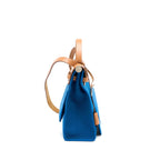 HERMES HERBAG ZIP 31 BAG CANVAS BLUE SHW