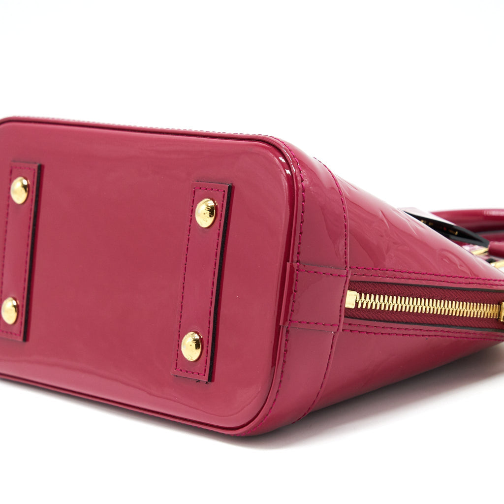 LOUIS VUITTON ALMA BB PATENT LEATHER INDIAN ROSE