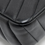CHANEL ENVELOP FLAP BAG CHEVRON CAVIAR BLACK SHW