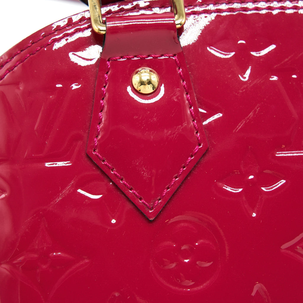 LOUIS VUITTON ALMA BB PATENT LEATHER INDIAN ROSE