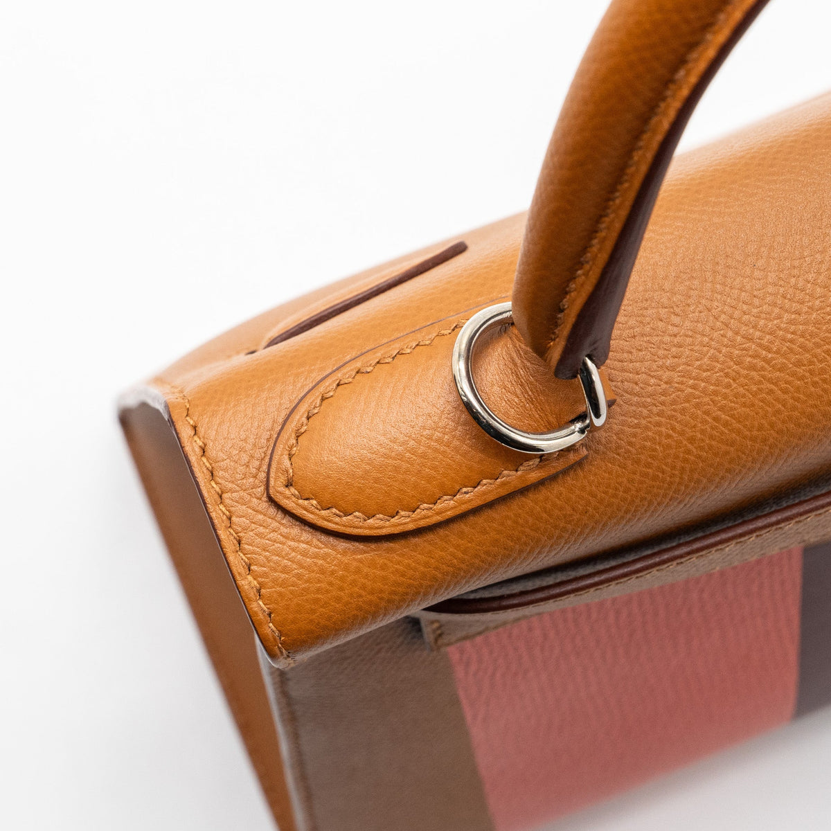 Hermes kelly 28 Letter H limited epsom / sombrero/ mysore gold/ Capucine / rouge H SHW
