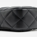 CHANEL 22C MY PERFECT MINI CAMERA CASE WITH CHAIN LAMBSKIN BLACK GHW (MICROCHIP)