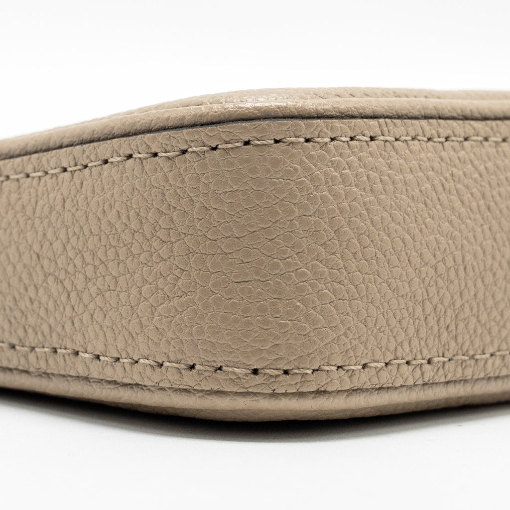 LOUIS VUITTON EASY POUCH ON STRAP MONOGRAM EMPREINETE GREY GHW