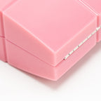 Chanel choco bar Minaudiere clutch pink SHW