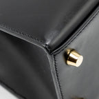 HERMES KELLY 25 BOX BLACK GHW