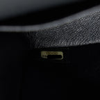 CHANEL MEDIUM CLASSIC DOUBLE FLAP BAG CHEVRON CAVIAR BLACK SHW