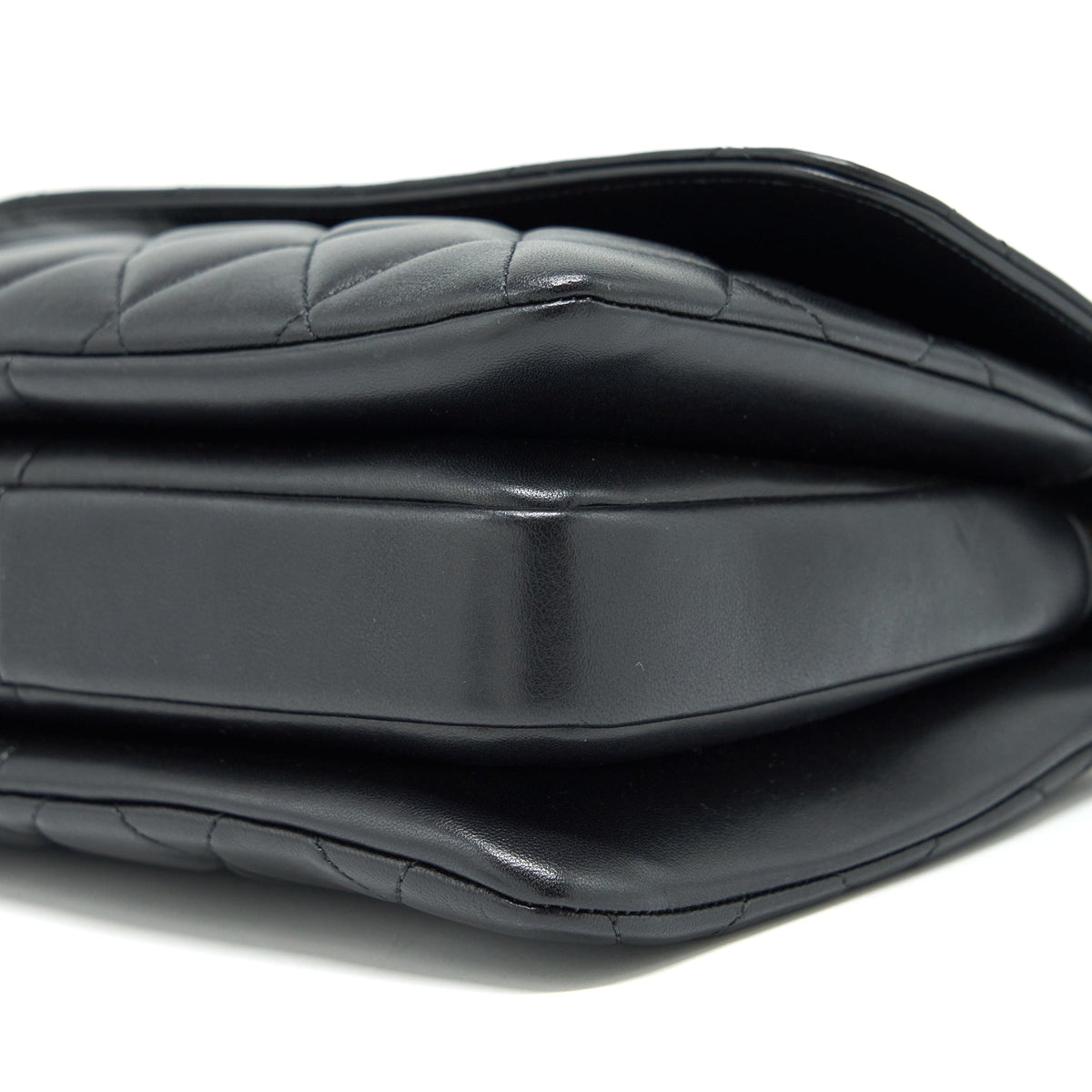 CHANEL TRENDY CC FLAP BAG LAMBSKIN BLACK LGHW