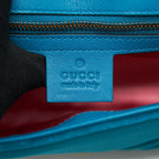 GUCCI MINI MARMONT FLAP BAG VELVET GREEN