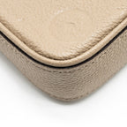 LOUIS VUITTON EASY POUCH ON STRAP MONOGRAM EMPREINETE GREY GHW